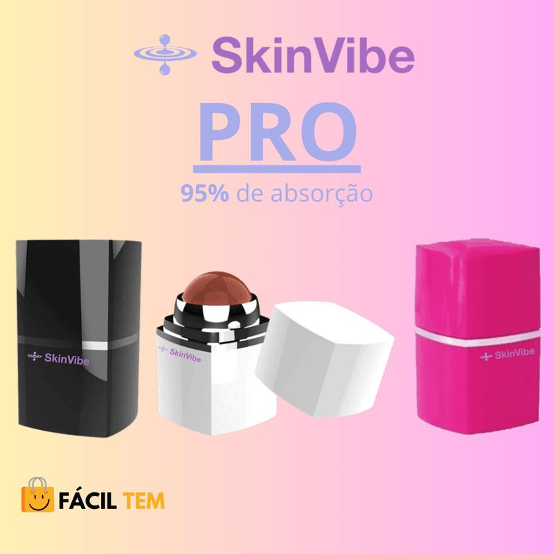 SkinVibe – Rolo Removedor de Oleosidade e Impurezas