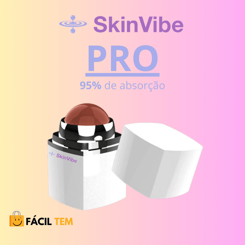 SkinVibe – Rolo Removedor de Oleosidade e Impurezas